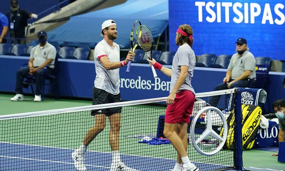 Πλακίτσα Τσιτσιπά για τον αποκλεισμό του από το US Open